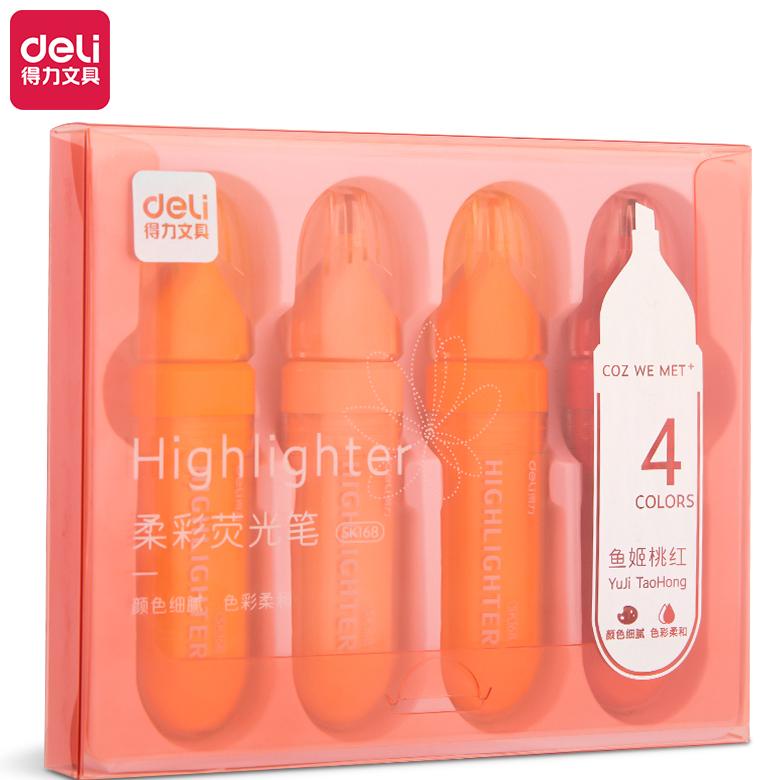 

Big Sale - Deli Penanda / Highlighter isi 4 Shade Warna Terang SK1XX .,