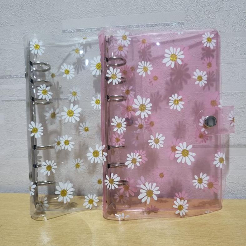 

New A5 / A6 Binder Daisy 6 Ring Cover Warna Ring SILVER ,.