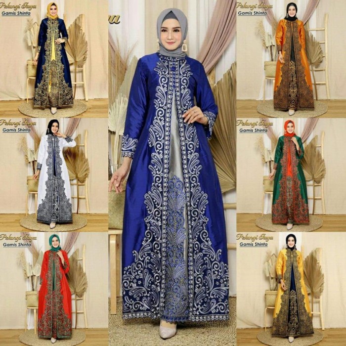 [Original] Gamis Muslim Abaya Shinta Tafeta Bordir Limited