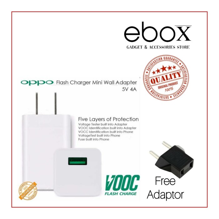 [Original] Kepala Charger Oppo Vooc Original Terbatas