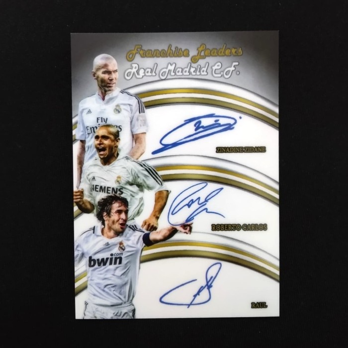 ✅COD Kartu Bola Custom Card Lab Fax Zidane  Carlos  Raul Diskon