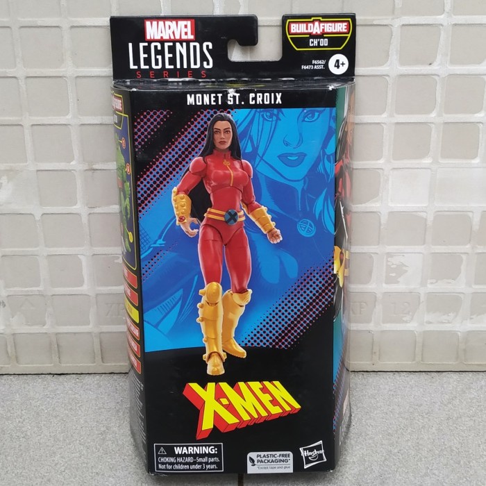 ✅Baru Hasbro Marvel Legends Monet St Croix Tanpa Baf Ch'Od Chod X-Men Xmen Berkualitas