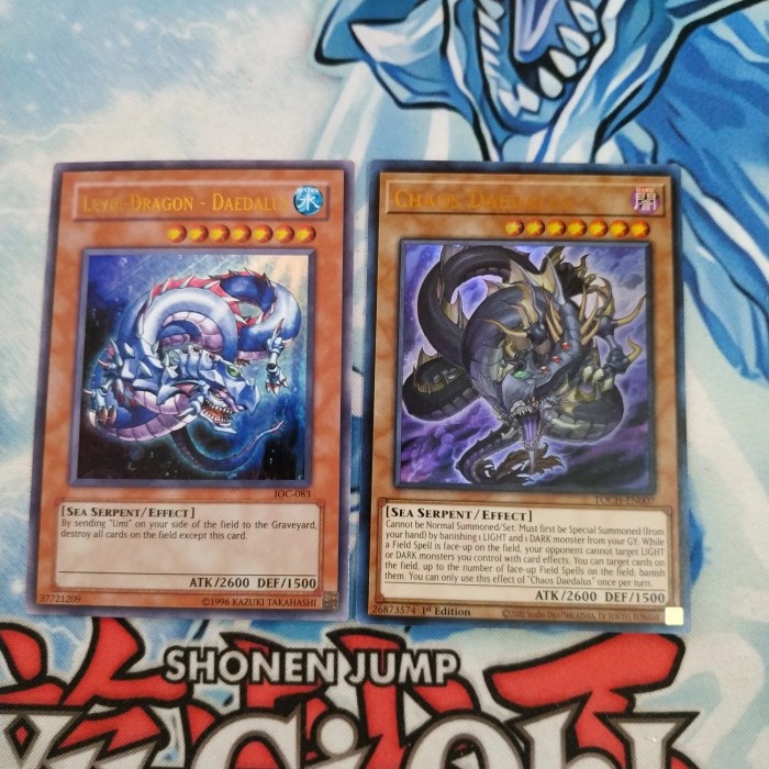 ✅COD Yugioh Paket Levia Dragon Daedalus Dan Chaos Daedalus Original Terbatas