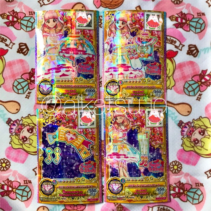 ✅COD Kartu Aikatsu Friends Premium Melody Diamond Set Limited