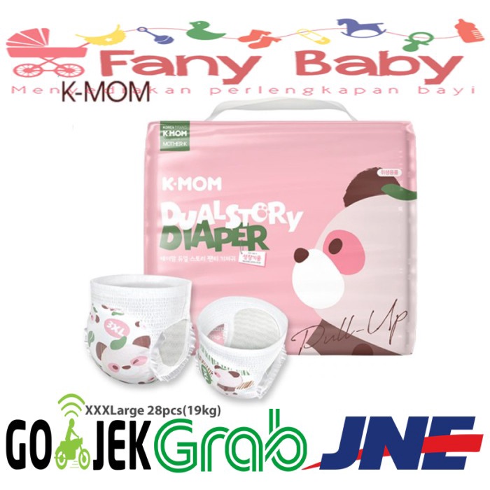 ✅New Ori K - Mom Dual Story Diaper Pants 3Xlarge 28Pcs Diskon