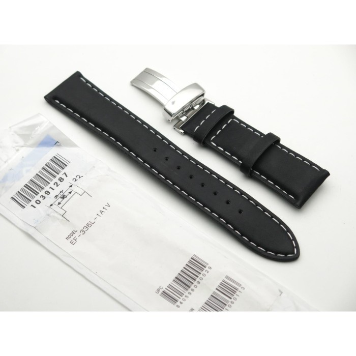 ✅New Ori Tali Strap Casio Ef-336L-1A1V Edifice Original Ef-336L Ef-336 Kulit Terbaru