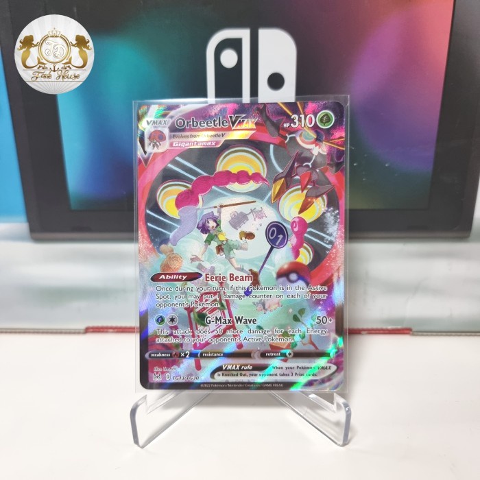 ✅COD Orbeetle Vmax Tg13/Tg30 Lost Origin - Kartu Pokemon Tcg English Terbaru