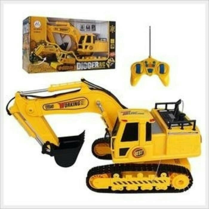 ✅New Rc Excavator Digger Charging Rc Alat Berat Rc Beko Rc Mobil Truck Terbatas