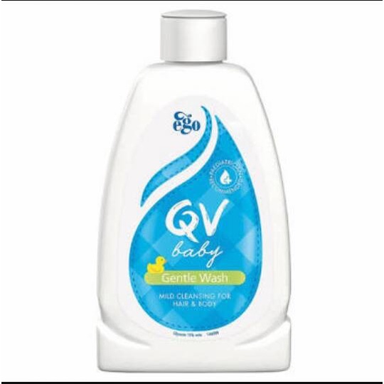 ✅New Ori Ego Qv Baby Gentle Wash 250G Mild Cleansing Hair  Body Bayi Terbatas