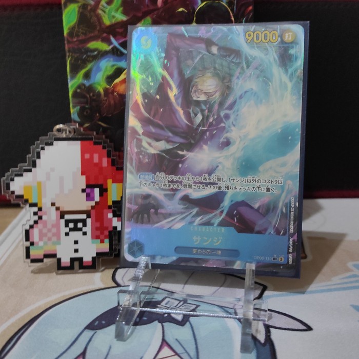 ✅COD Sanji Parallel Sec  Op06-119  One Piece Tcg Berkualitas