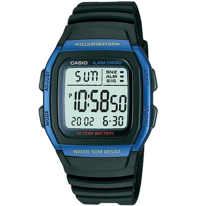 ✅New Ori Jam Tangan Casio W96H / W-96H-2Av Original  Bergaransi Terbaru