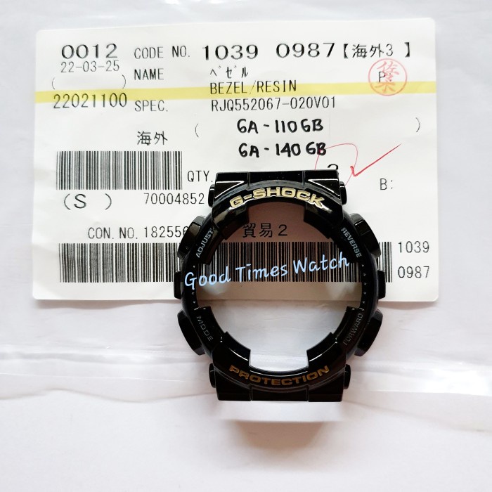 ✅New Ori Bezel G-Shock Ga 110Gb Ga 140Gb Ga 110 Ga 140 Casio Original Limited
