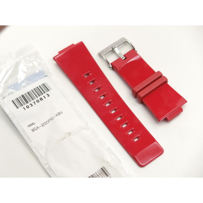 ✅New Ori Tali Strap Bga-200Pd-4B Casio Baby-G Original Bga-200 Bgd-100 102 106 Diskon
