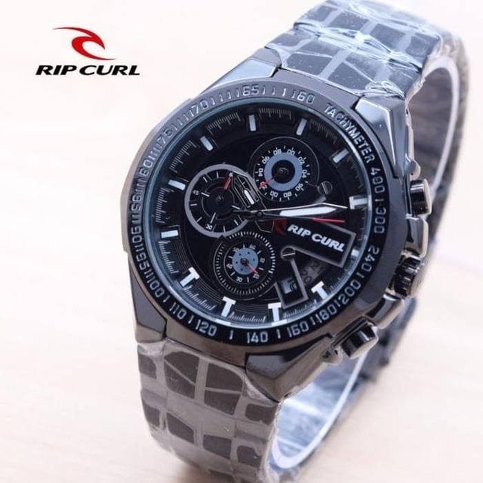 ✅New Ori Free Box Batrai Jam Tangan Pria Ripcurl Crono Aktif Diskon Diskon