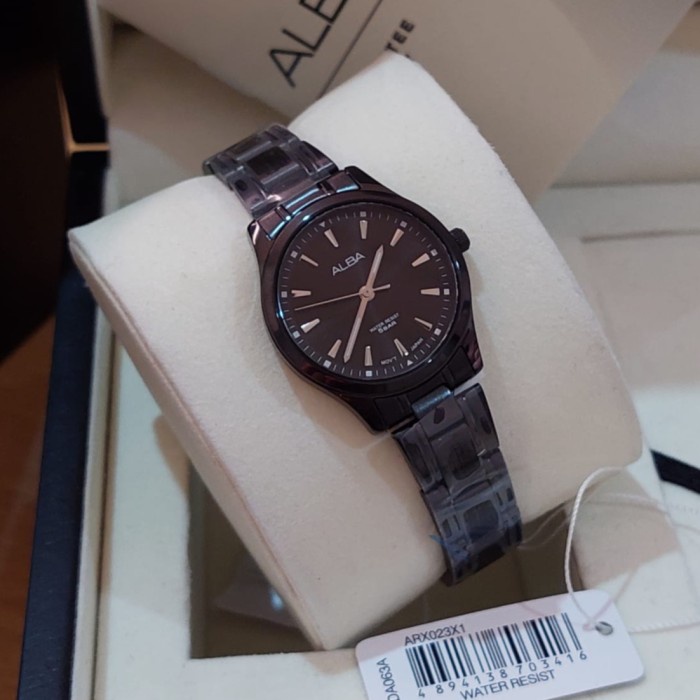 ✅New Ori Jam Tangan Wanita Alba Arx023X1 Arx023 Black Original Terbaru Terbaru