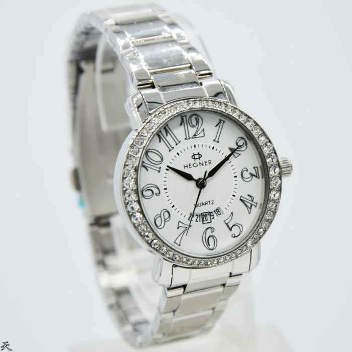 ✅New Ori Hegner 5022Ls / Hegner 5022 - Jam Tangan Wanita Original - Silver Diskon