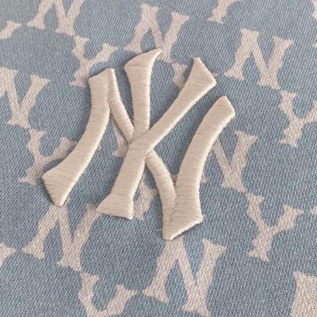 Mlb Monogram Sweater Unisex Pria Wanita Jacket Ny La Unisex Baju