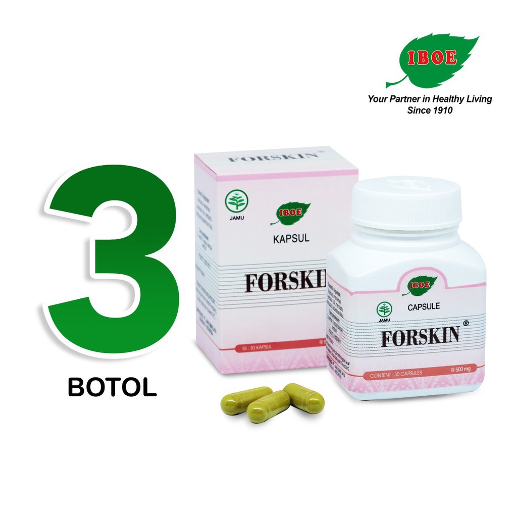 

Jamu IBOE 3 botol Forskin (Jerawat, Bisul, Darah Kotor, Gigit Serangga) @ 30kapsul