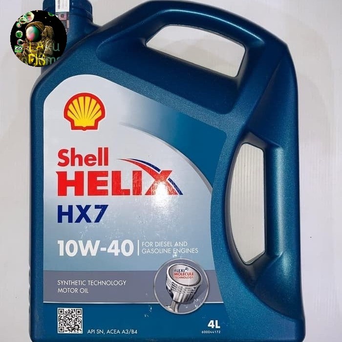 ✨Baru Oli Mobil 10W 40 Shell Helix Hx7 10W-40 4 Liter Terbatas