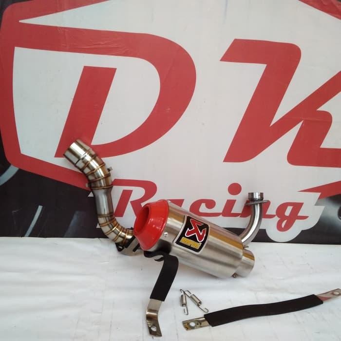✨Baru Knalpot Racing Yamaha Mio Z Akrapovic Monster Red Limited