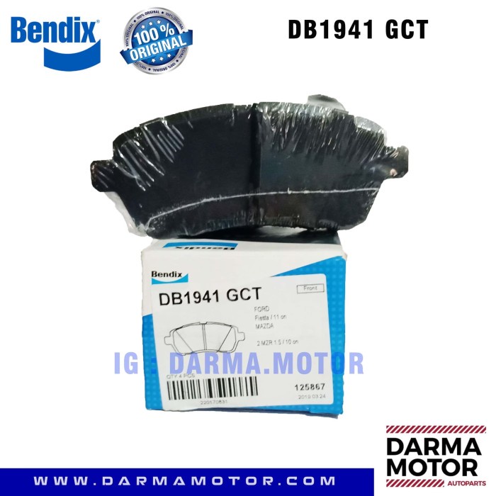[Baru] Kampas Rem Depan Ertiga - Swift New 2014 - Bendix Db1941 Terbaru
