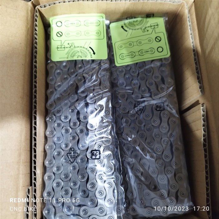 [Baru] Rantai Shimano Hgx Hg95 Xtr Xt Slx Deore 10 Speed Original Berkualitas