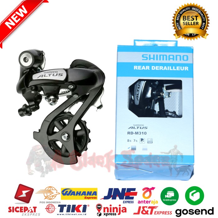 [Baru] Rd Rear Derailleur Shimano Altus Rd-M310 7 8 Speed Mtb Not Acera Deore Berkualitas
