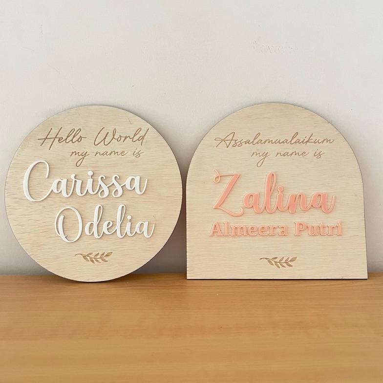 

Promo - Zalina Name Board !!