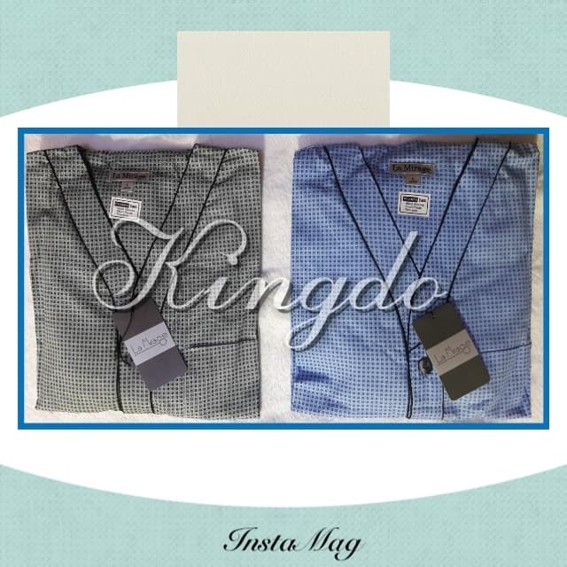[COD] Piyama Katun Pria Lengan Pendek La Mirage Motif Matahari Kecil Berkualitas