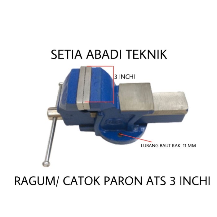 [Ori] Catok Paron/ Ragum 3 Inch Ats Berkualitas