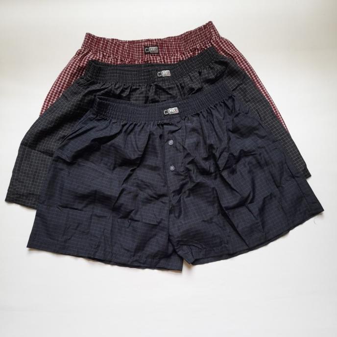 CELANA DALAM KOLOR BOXER PRIA BIGSIZE JUMBO 3XL KANCING DEPAN