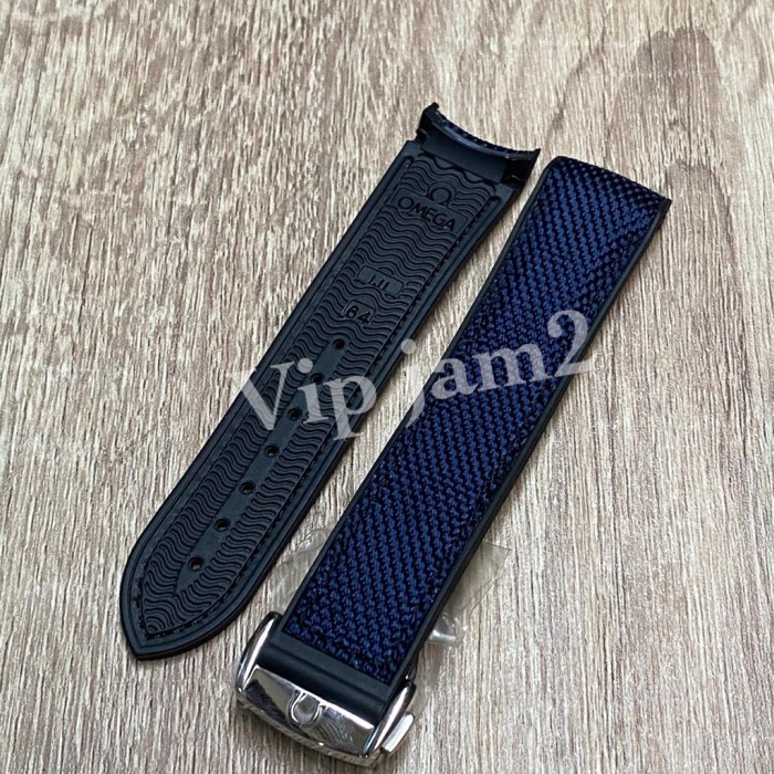 Strap-Tali Omega Seamaster 20-22Mm Navy