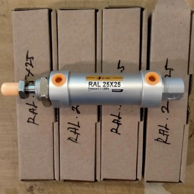 [Ori] Ral 25X25 Air Cylinder Pneumatik Emc Diskon