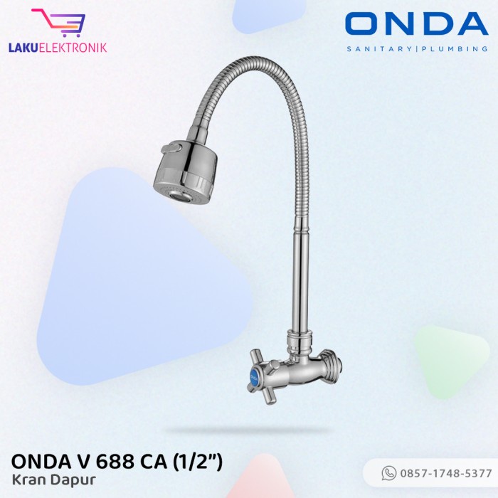 [Original] Kran Wastafel Onda V688Ca Kran Fleksibel Onda V688Ca Limited