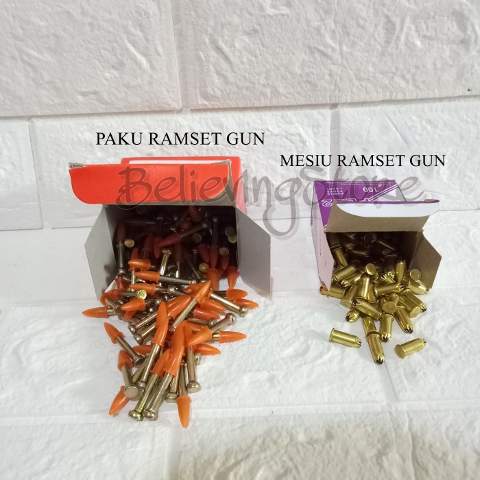 Paku Ramset Gun + Mesiu Ramset Gun PREMIUM