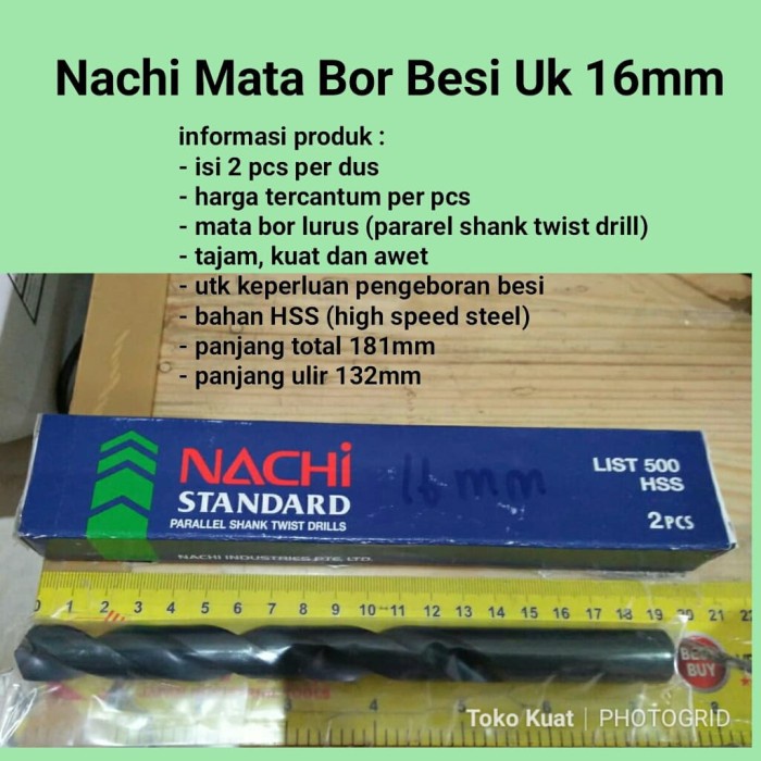 ✅COD Nachi Mata Bor Besi 16Mm Terbatas