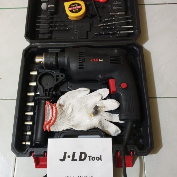 ✅COD Paket Mesin Bor Listrik 13 Mm Bor Beton Asesoris Mata Bor Koper Terbatas