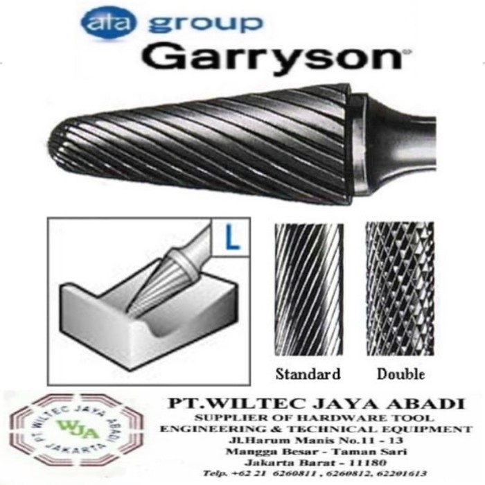 ✅Baru Garryson - Carbide Burrs Rotary Tungsten Gt4700Dxl Extra Long England Limited