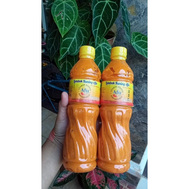 

Saos / Saus / Sambal Lombok Kuning Afu 600Ml Asli Makassar Pedas