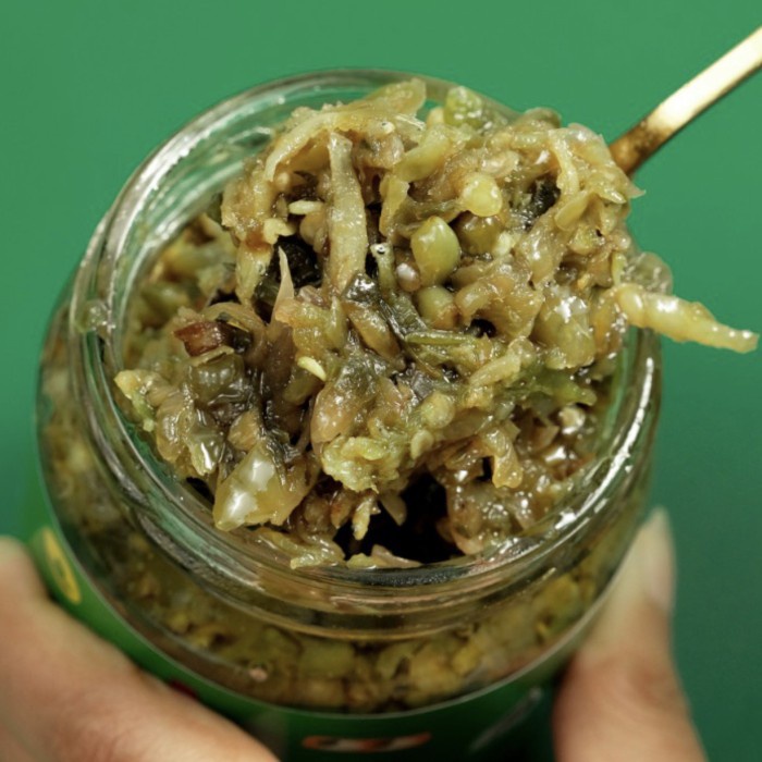 

Sambal Bu Djui - Sambal Iri / Sambal Ijo Teri