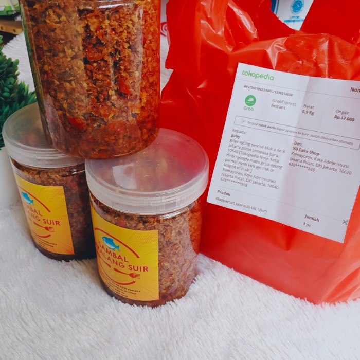 

Sambal Cakalang Suir Khas Manado 500Gr Pedes Best Seller