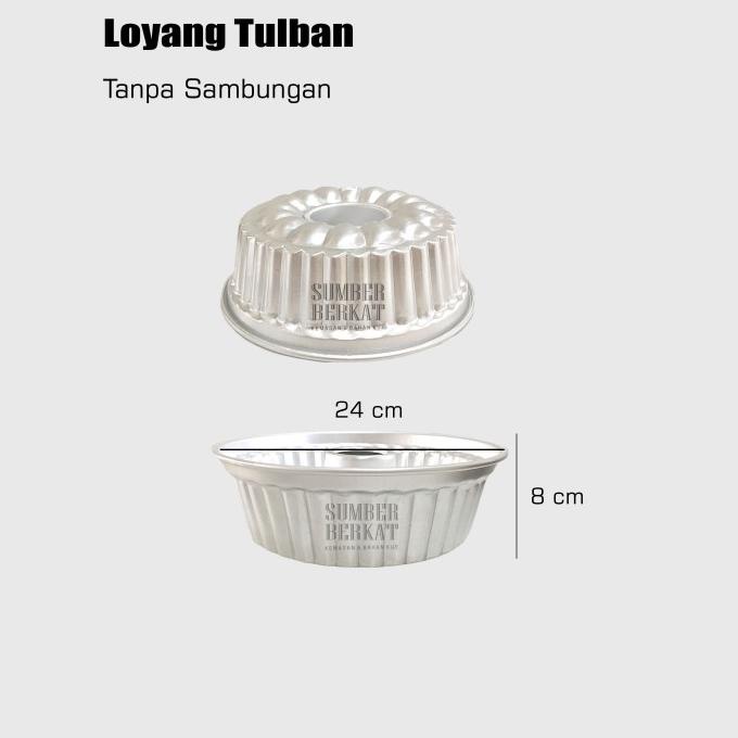 Loyang Tulban / Bolu / Marmer Cake (2008) Uk 24 cm
