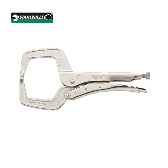 ✅New Stahlwille Locking C-Clamp Self Grip Wrench 175 Mm / Tang Jepit Klem Berkualitas