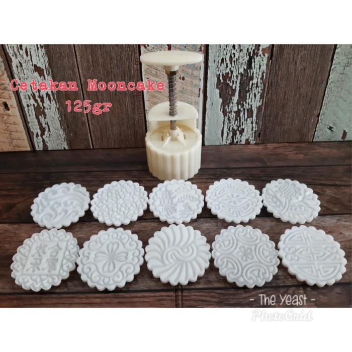 

✅Original Cetakan Mooncake 125Gr 10 Motif / Cetakan Mooncake Premium Berkualitas