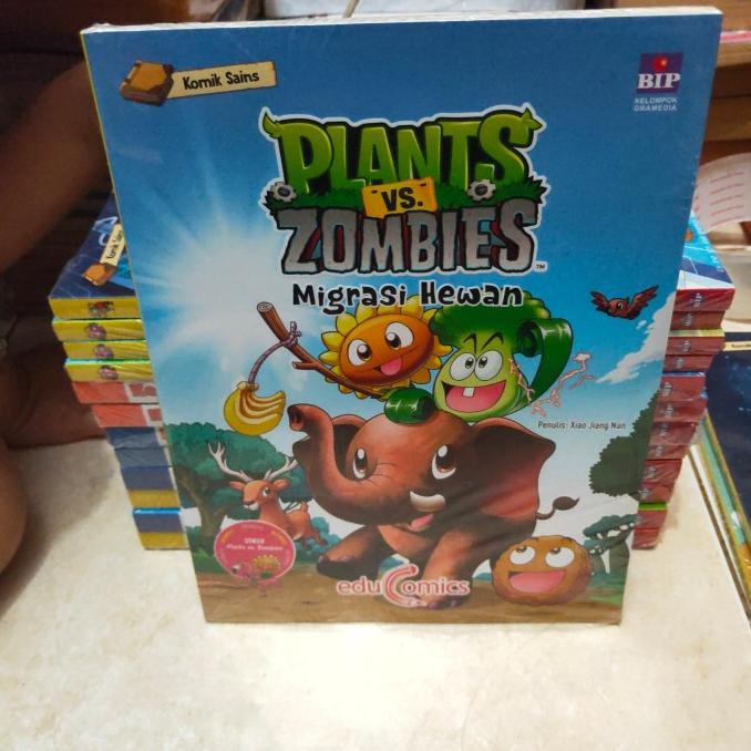 original buku komik sains plants vs zombies (migrasi hewan)
