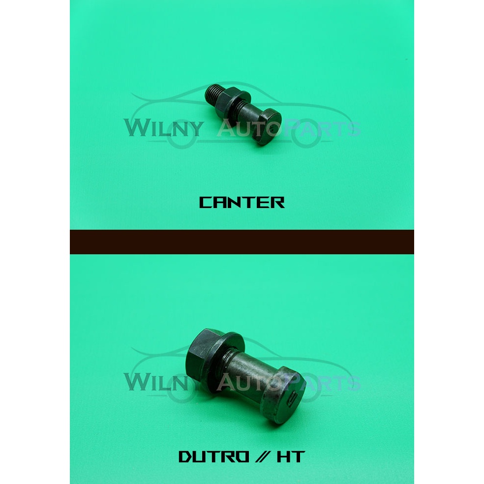 WILNY AUTOPARTS Baut gear set / Baut piringan gardan / Genuine ORI 100% / Canter / Dutro / HT