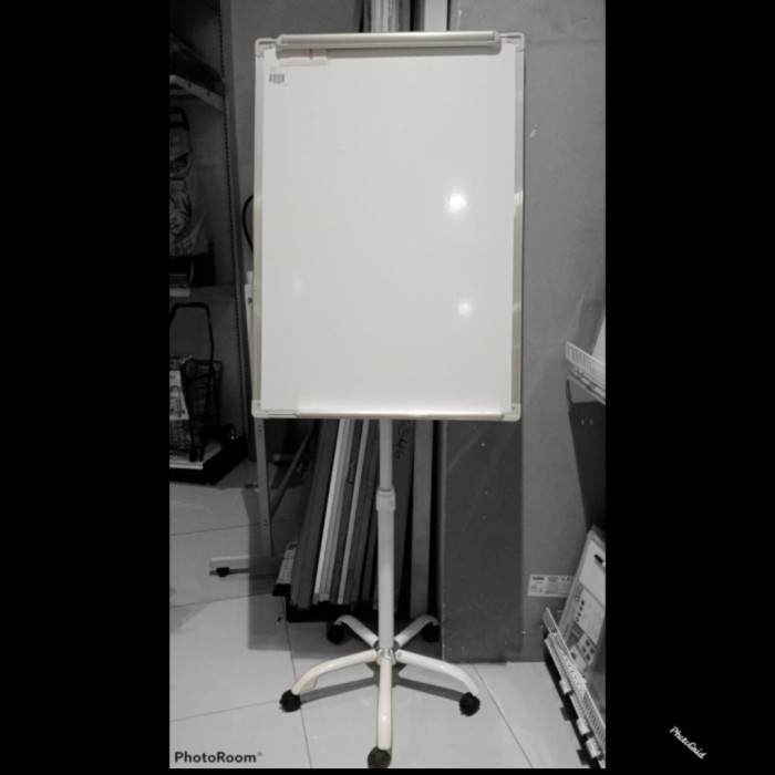 

✨Sale Papan Tulis/Whiteboard/Odi Flipchart Dengan Roda 70X100Cm Berkualitas