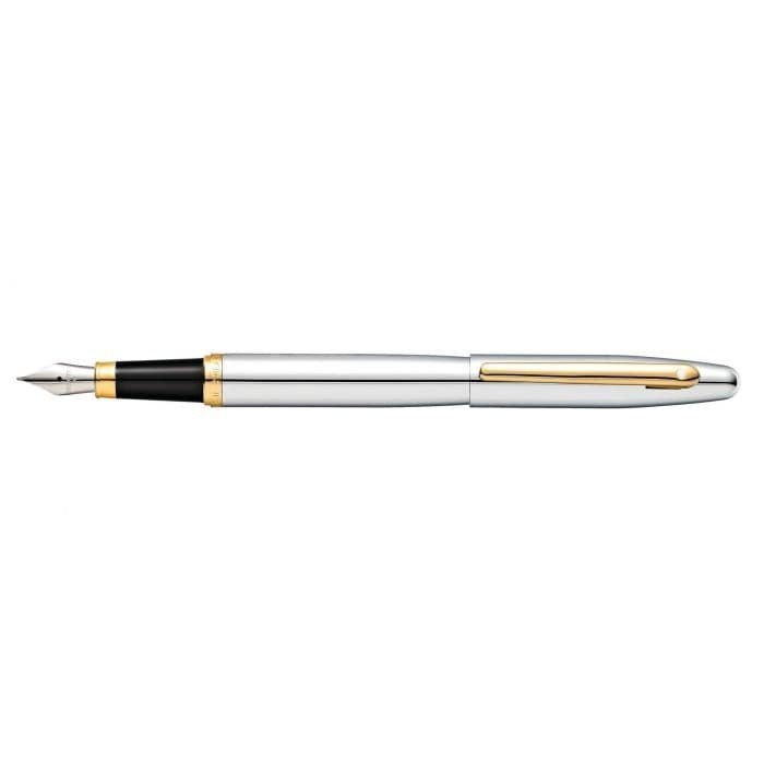 

✨Sale Sheaffer Vfm Chrome With Gold-Tone Fountain Pen Terbatas