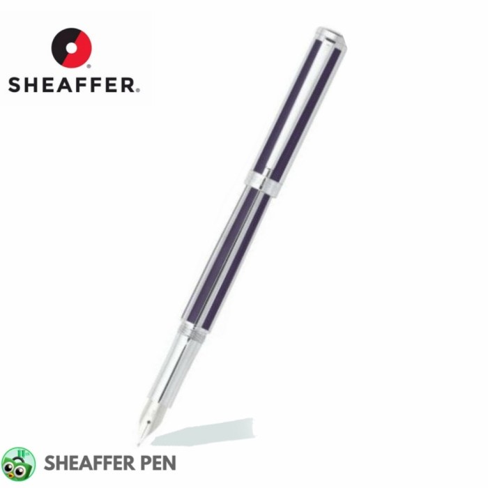 

✨Sale Sheaffer® Intensity Deep Violet Striped Featuring Chrome Fountain Pen Terbaru