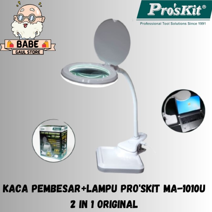 

✨Sale Kaca PembesarLampu Pro'Skit Ma-1010U 2 In 1 Usb Original Terbatas